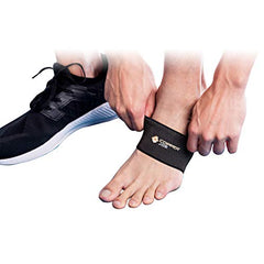 Copper Joe Ultimate Copper Infused Arch Support Sleeves - 1 Pair Plantar Fasciitis Support Brace for Flat Arches, Foot Care, Feet Pain and Heel Spurs. For Men and Women