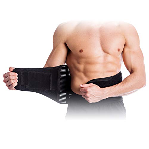 Copper Compression Recovery Back Brace - #1 Guaranteed Highest Copper Content with Infused Fit. Lower Back Lumbar Support Belt