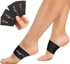 Copper Joe Ultimate Copper Infused Arch Support Sleeves - 2 Pair Plantar Fasciitis Support Brace for Flat Arches, Foot Care, Feet Pain and Heel Spurs. For Men and Women