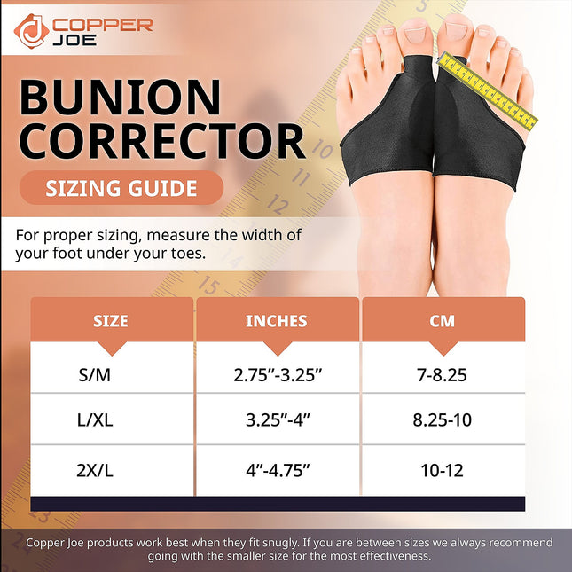 Copper Infused Bunion Corrector Sleeves