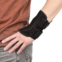 Copper Joe Ultimate Copper Infused Wrist Brace for Carpal Tunnel, Tendonitis, Arthritis- Day and Night Wrist Support Brace - For Men and Women, Left or Right Hand