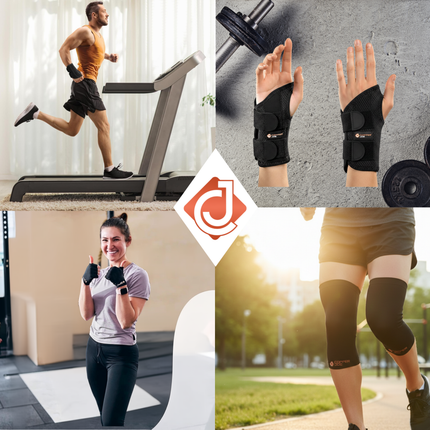 Copper Joe Joint Pain Relief Bundle – Copper Infused Knee, Wrist & Hand Compression Set