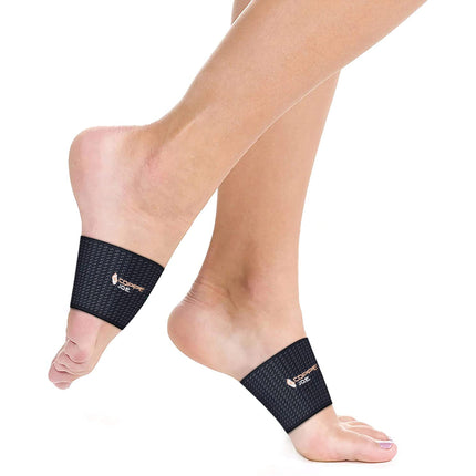 Copper Joe Foot Relief Bundle – Copper Infused Bunion Corrector & Arch Support Sleeves Set