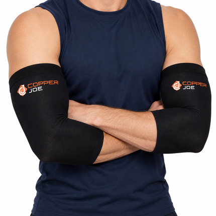 Copper Joe Elbow Compression Sleeve 2 Pack – Copper Infused
