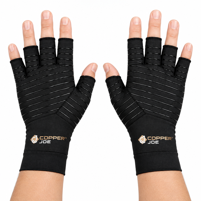 Copper Joe Fingerless Compression Gloves