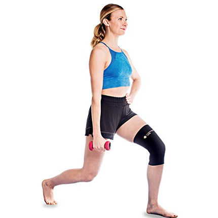Copper Joe Knee Compression Sleeve – Copper Infused Knee Support Pair for Men & Women