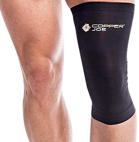 Copper Joe Knee Brace Compression Sleeve Copper Infused