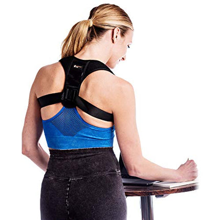 Copper Joe Posture Corrector Brace – Copper Infused Upper Back & Shoulder Support for Men & Women