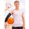 Copper Joe Recovery Arm Compression Sleeve - Ultimate Copper Relief Elbow Brace for Arthritis, Golfers or Tennis Elbow and Tendonitis. Elbow Support Arm Sleeves For Men and Women