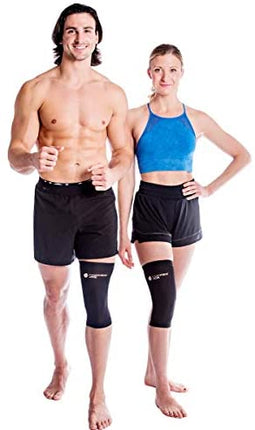 Copper Joe Knee Compression Sleeve 2 Pack – Copper Infused Knee Support for Men & Women