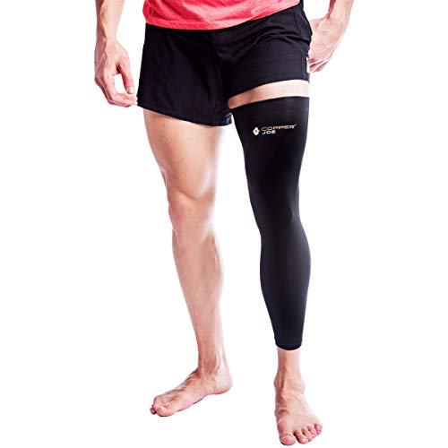 Copper Joe Full Leg Compression Sleeve - Ultimate Copper Infused, Supp –  copperjoe