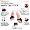 Copper Joe Big Toe Bunion Corrector Sleeves- Ultimate Copper Infused Compression Gel Pads Hallux Valgus Corrector and Shoe Friction Protector. Orthopedic Bunion Corrector- For Men and Women