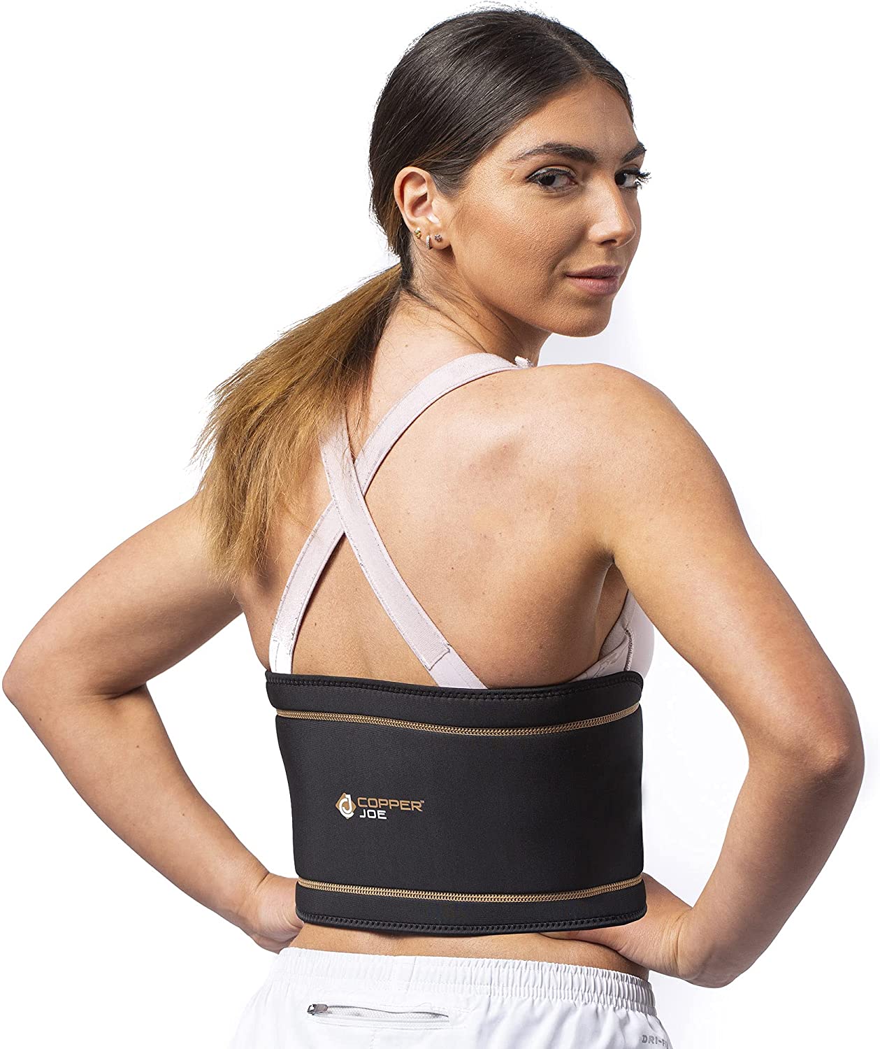 Copper Joe Back Brace for Lower Back Pain Relief, Back Support Belt Me ...